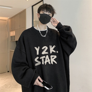 半高领毛衣男士大码针织衫男毛线衣男 M18347-P45 加绒款-P65图片