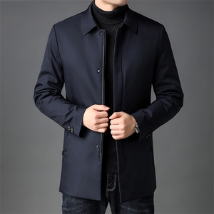 2023秋冬季羽绒服男新款中年男士爸爸装外套商务休闲免烫男装,男装羽绒服,电商B212（原钱塘6029）