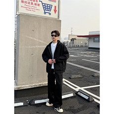 重磅连帽卫衣上衣夹克春秋穿搭高级感休闲运动外套YY6889S-P68，男装夹克，电商C216