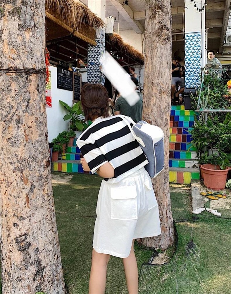 新品棉麻T,女装,ANRUILA