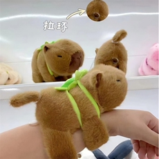 轻枫毛绒玩具厂 水豚拉绳摇尾巴