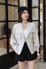 [现货]春装，短款小外套收腰，两色、三个尺码，其它，依柏璐(1F)