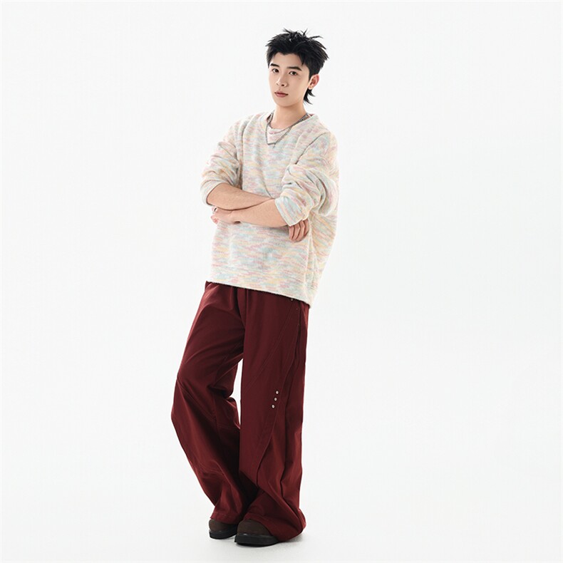 YK86149-P38加绒P43聚酯纤维彩色圆领卫衣男款,男装卫衣,电商A086-1