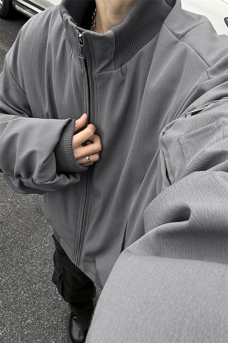 特批-冬季夹克棉衣cleanfit外套男装宽松冬装棉服S373-P105,男装夹克,电商A233-1