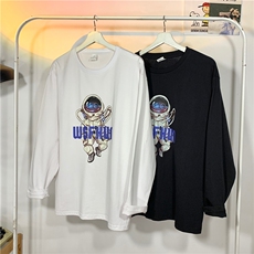 1401-1-wy19-P40秋冬长袖体恤圆领，男装T恤，星座1404-1