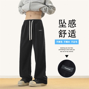 宽松休闲直筒长裤灯芯绒垂顺休闲裤加绒加厚1088特批37加绒特批45图片