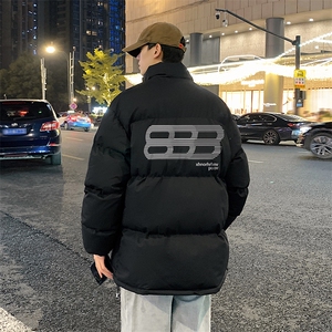 已注册港风抖音直播得物高品质宽松面包服棉衣外套M1161P65图片