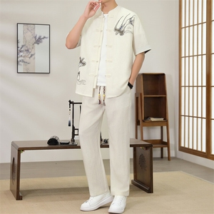 （版权注册 仿款必究）夏季新款套装冰丝短袖长裤休闲时尚两件套图片