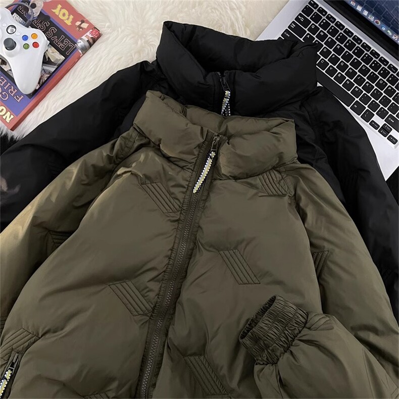 1506-1/MM671/P74冬立领棉衣男潮宽松百搭休闲保暖棉服外套,男装棉衣,星座1506-1