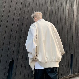 外套男士美式高街棒球服男款潮牌宽松上衣服休闲百搭夹克防风图片