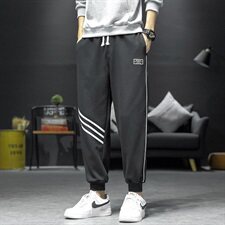 300克健康布不易起球3秋冬新款男士运动裤QT910***%棉，男装休闲裤，星座617B