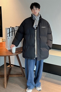港风宽松抖音直播高品质面包服羽绒棉男外套棉衣M1066特P75图片