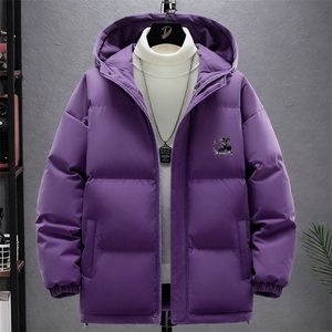 棉服男冬新款连帽工装外套加厚夹绒宽松户外防寒面包服TT8854 P89图片