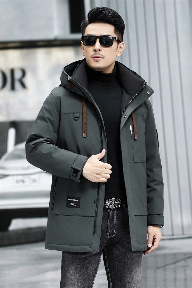 B38823钱塘2020-3冬季厚款时尚休闲简约中年新款男士羽绒服P295,男装羽绒服,钱塘207-3