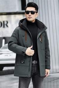 B38823钱塘2020-3冬季厚款时尚休闲简约中年新款男士羽绒服P295图片
