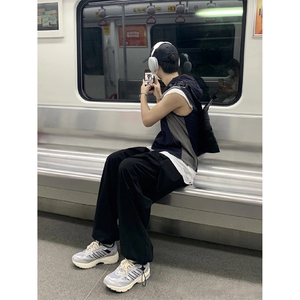B221 美式街头hiphop宽松户外工装休闲裤子 LK23116-P60 控78图片