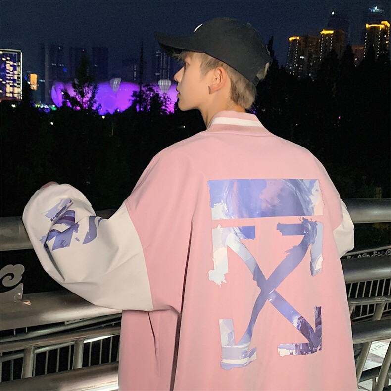 主推！2023春季新款潮流男士棒球服百搭学生外套上衣JK310P68,男装夹克,电商B220