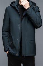 冬季棉衣休闲加厚保暖棉服中长款爸爸装貂绒内胆可脱卸外套，男装棉衣，钱塘6003（原4033）