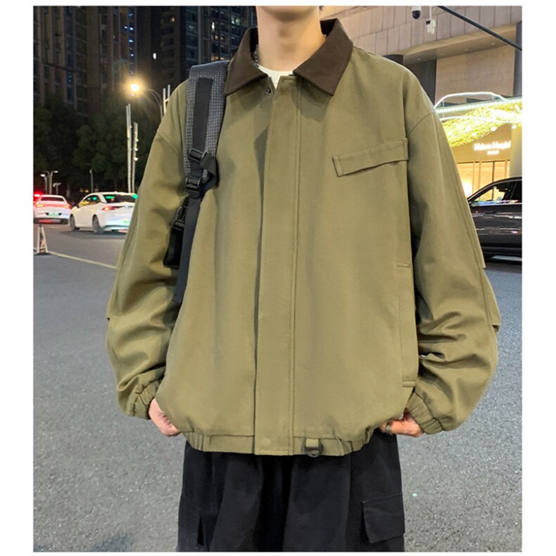 夜景秋季新款水洗纯棉夹克男士休闲外套A406JK2560P85,男装夹克,星座309（原A406）