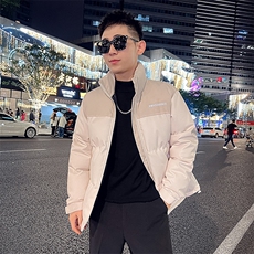 社会小伙冬季皮棉衣男加厚男士棉服潮流棉袄青年A266-P01-P80，男装棉衣，电商A266
