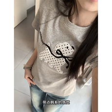 H1045-P30实价刺绣贴布+内里铺布短袖女，男装T恤，星座617A-2