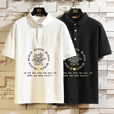 PL57163-P35翻领短袖polo衫男大码胖子半袖t恤男有领保罗衫，男装Polo衫，电商A040A