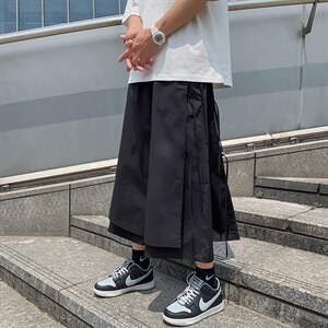 秋季男女直筒阔腿七分裤ins宽松休闲短裤K488/P55控69图片