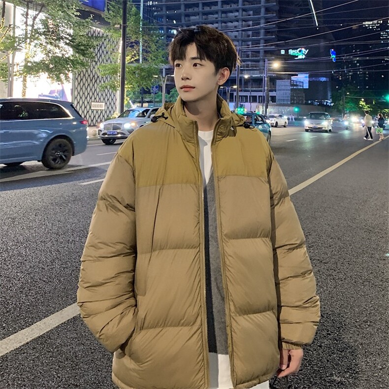 加厚羽绒棉服男宽松百搭潮流保暖冲锋衣外套M0787-P95,男装棉衣,星座308B-1