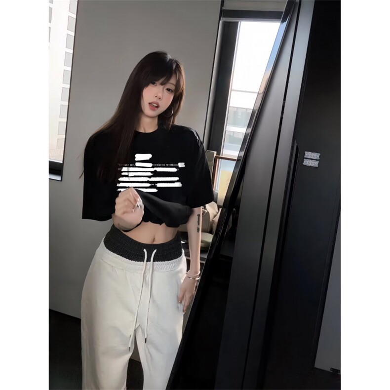 网络图现货！240G重磅高级感美式宽松纯棉短袖T恤JY137-P30,男装T恤,星座715-7