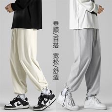 百搭潮流抽绳高弹灯芯绒聚酯纤维1001-特批35，男装休闲裤，星座718-1