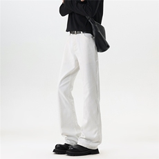 【现货】春装BKJ957-P45控886色小直筒微喇牛仔裤弹力牛仔裤，男装牛仔裤，电商B335