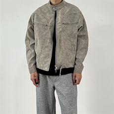 哈灵顿皮衣现货W2602M-2XL，男装皮衣，电商C313
