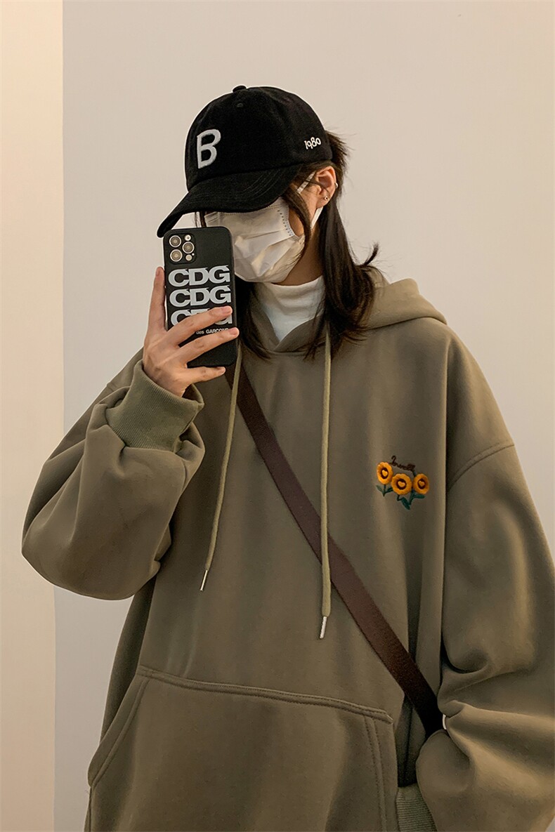 7个高点击卫衣男中性港风宽松刺绣秋冬外套416B-1-WY678-P55限78,男装卫衣,星座416B-1