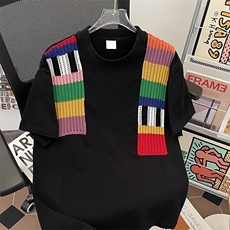 T恤220克纯棉绣花短袖美式高街宽松体恤衫XZ212-1-QXT3061-P41，男装T恤，星座212-1