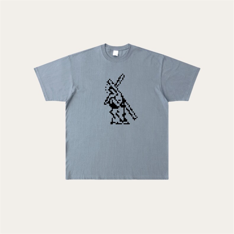 T20-P52-款马赛克Vintage图案短袖可定制（wx：MaMSHu123），男装T恤，星座112