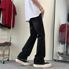 微喇牛仔裤男女美式高街vibe裤子显腿长高腰窄版直筒裤GN066-p33，男装牛仔裤，星座1008