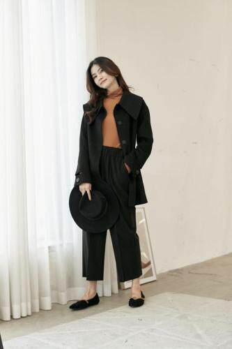 冬季新款双面羊绒大衣，女装，拉嘉图