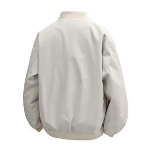 1506-1/JJK5201/P49超火简约棒球服外套男女款宽松显瘦休闲夹克图片