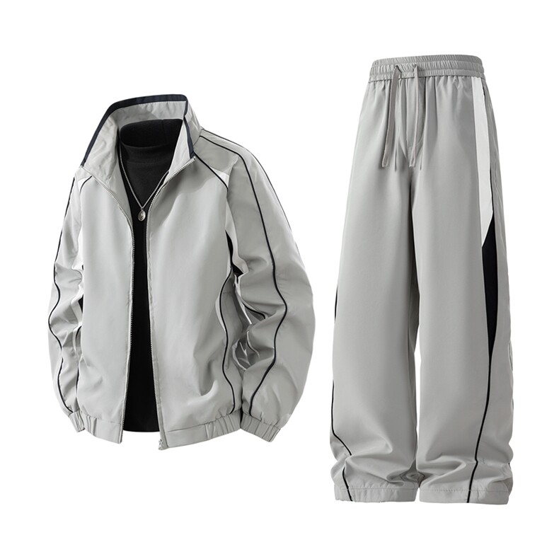 2025秋季新款现货情侣冲锋衣套装男户外登山服DSA157B-TZ572-P110,男装休闲套装,电商A157B
