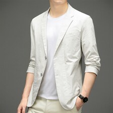 高档时尚气质轻便西装春秋简约时尚休闲男士休闲西服HM2061-P178，男装西服，星座1105-3