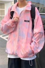 F3067/P45夏季新款防晒衣男女扎染情侣薄款夹克衫外套大码防晒服，男装夹克，电商A141