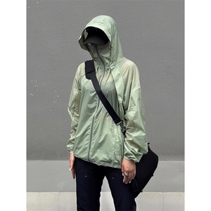 剪裁防晒衣服男夏季透气薄款运动宽松连帽夹克外套潮FSY193图片