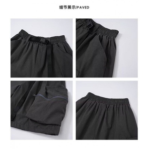 工装短裤男夏季潮流百搭宽松运动纯色外穿薄款裤ZC802 P47图片