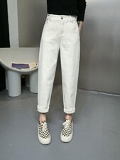 春装洗水休闲裤连锁制定款，女装休闲裤，七彩布衣