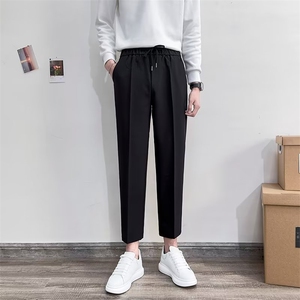 2024春季韩版宽松锥型裤子新款韩版百搭休闲小西裤长裤 K5894-P38图片