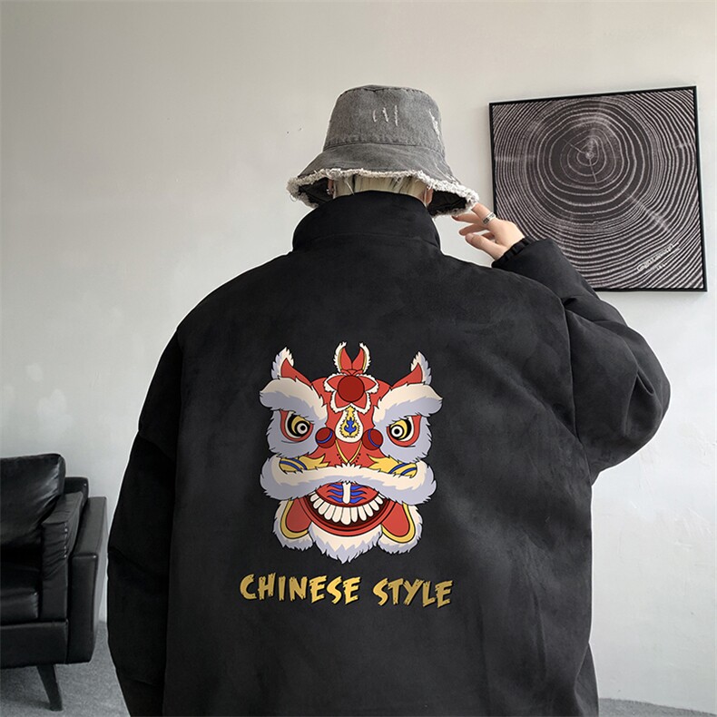 麂皮绒棉衣男大码立领棉袄子男羽绒棉服JM87185-P110,男装棉衣,电商A040