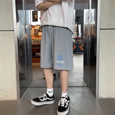 冰丝短裤男士大码宽松休闲五分裤男运动中裤MK37274-P15，男装休闲裤，电商A040