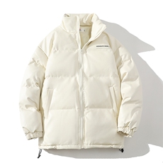 立领皮棉衣男加厚印花潮流情侣款棉服冬季棉袄子A266-PY2101-P80，男装棉衣，电商A266