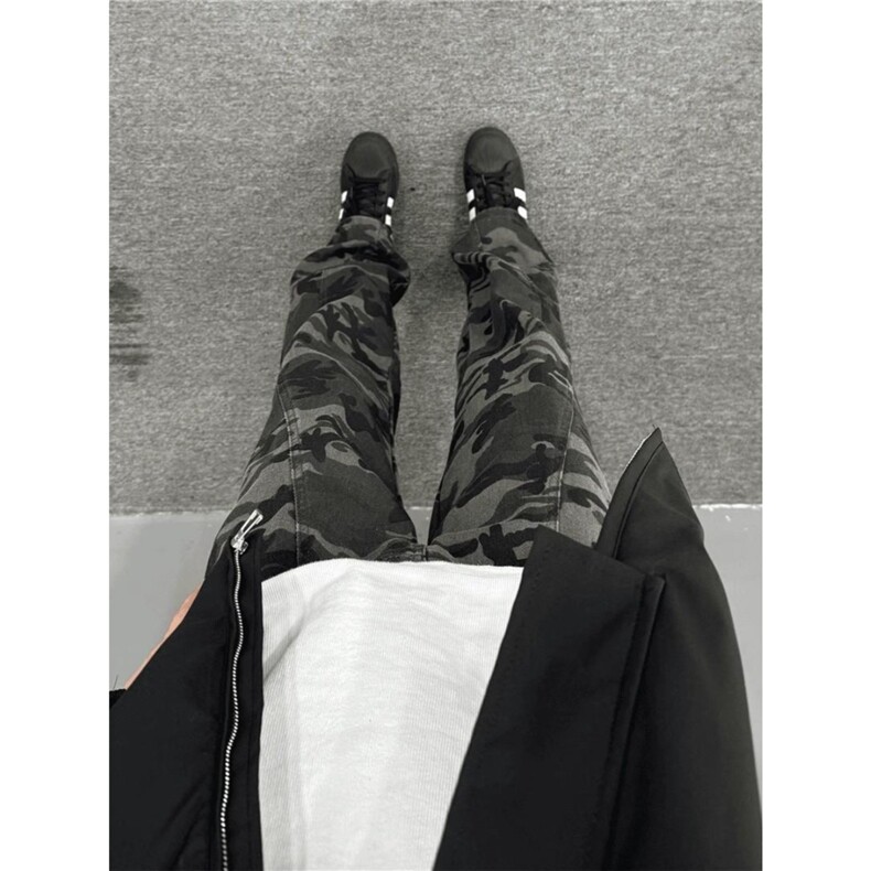 男直筒休闲加绒直筒迷彩裤NA671-P52,男装卫衣,星座208-5