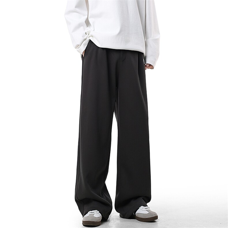 A408-24K86061-P55-X79-M-3XL秋冬款宽松美式hiphop垂感直筒长裤,男装休闲裤,电商A408